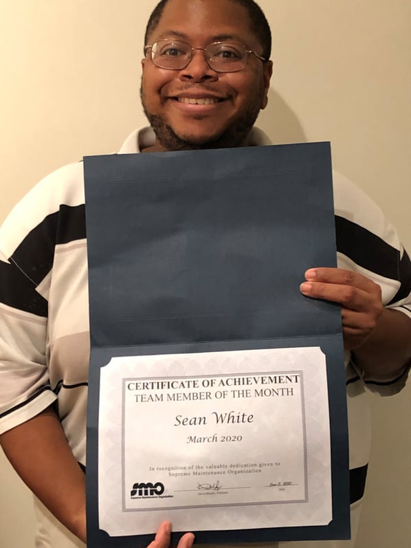 SMO Team Member of The Month March 2020