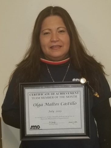 SMO Team Member of the MOnth July 2019