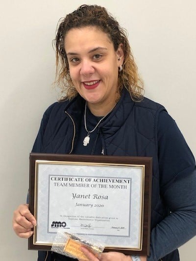 SMO Team Member of the Month January 2020